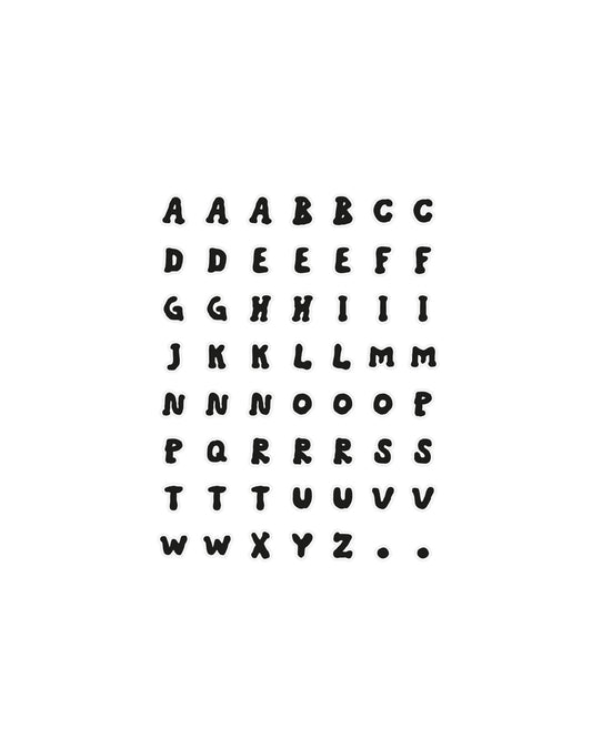 ABC LETTERS STICKER