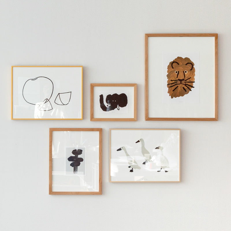 FRUITS LINE DRAWING POSTER