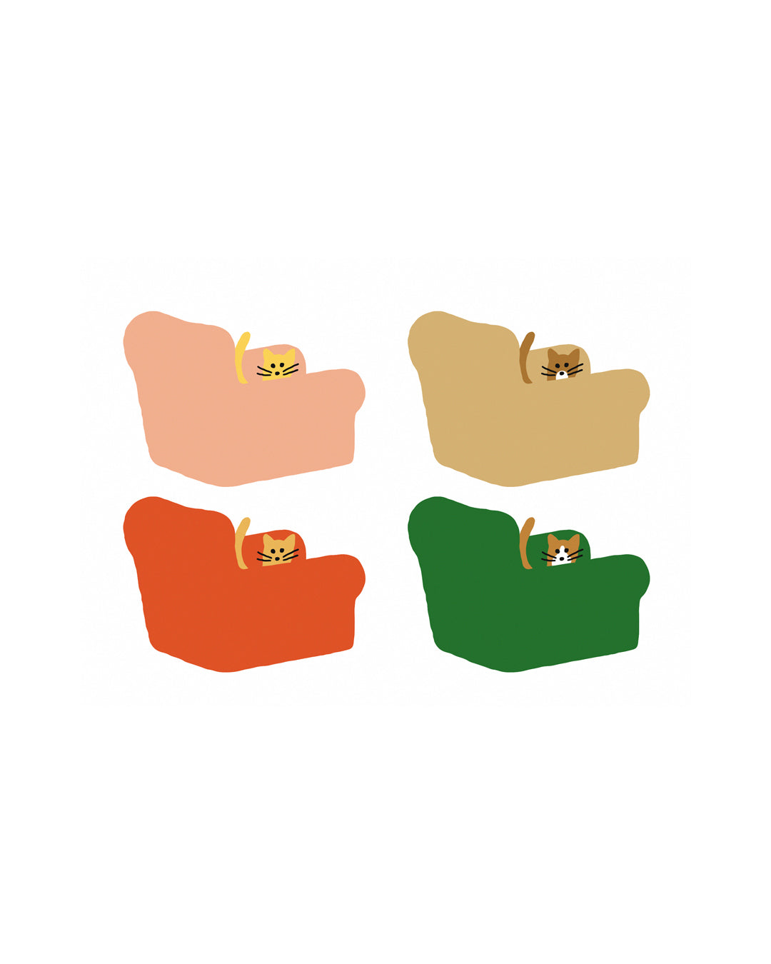 ARMCHAIR - PINK STICKER