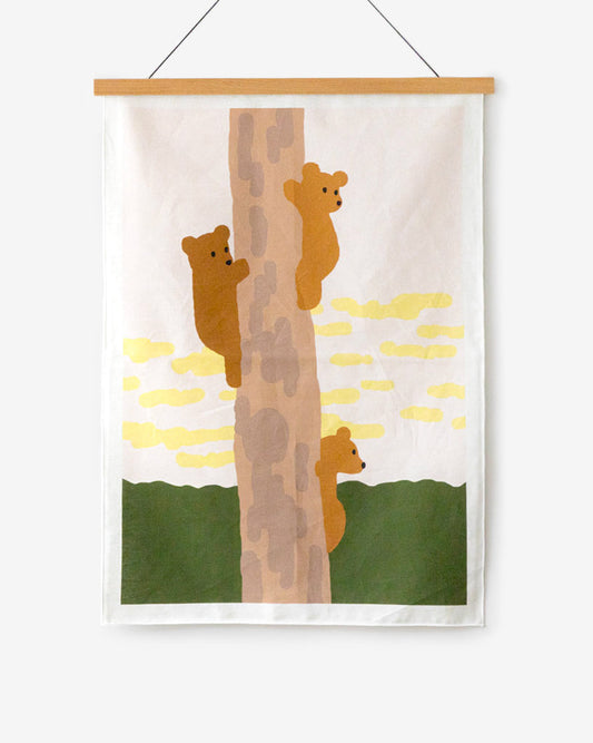 TREE & BEARS FABRIC
