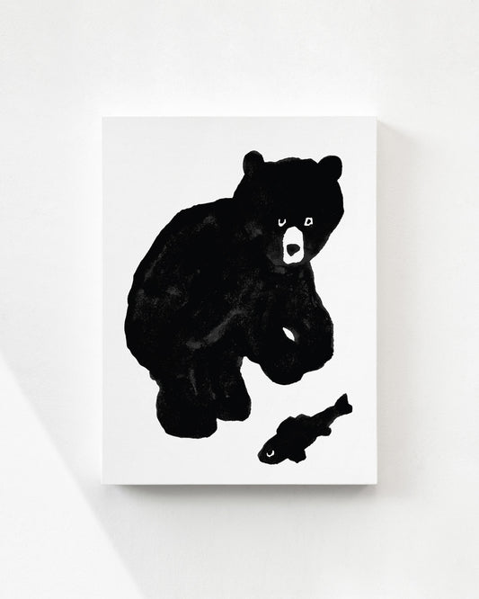 BLACK BEAR CANVAS