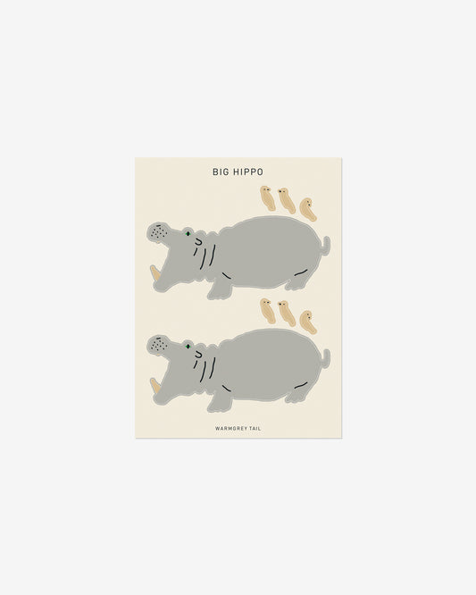 BIG HIPPO STICKER