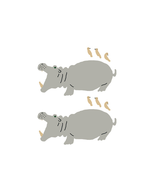 BIG HIPPO STICKER