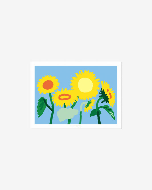 SUNFLOWERS POSTCARD