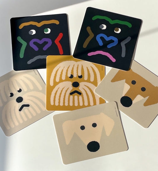 FLUFFY DOG MOUSE PAD - DARK YELLOW