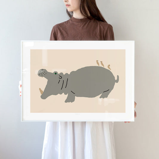 BIG HIPPO POSTER