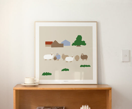 SHEEP FARM POSTER