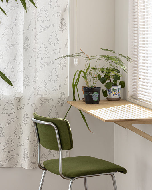 NORTH LAND DOOR CURTAIN - SNOW