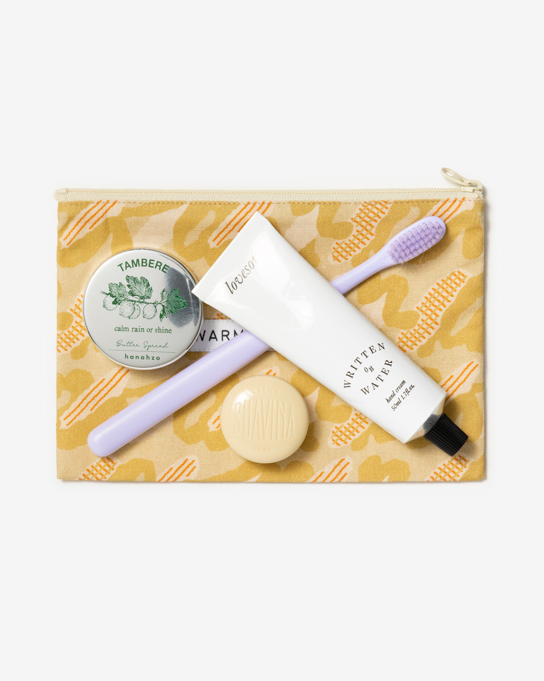 BUNNY BUNNY FLAT POUCH - IVORY (2size)