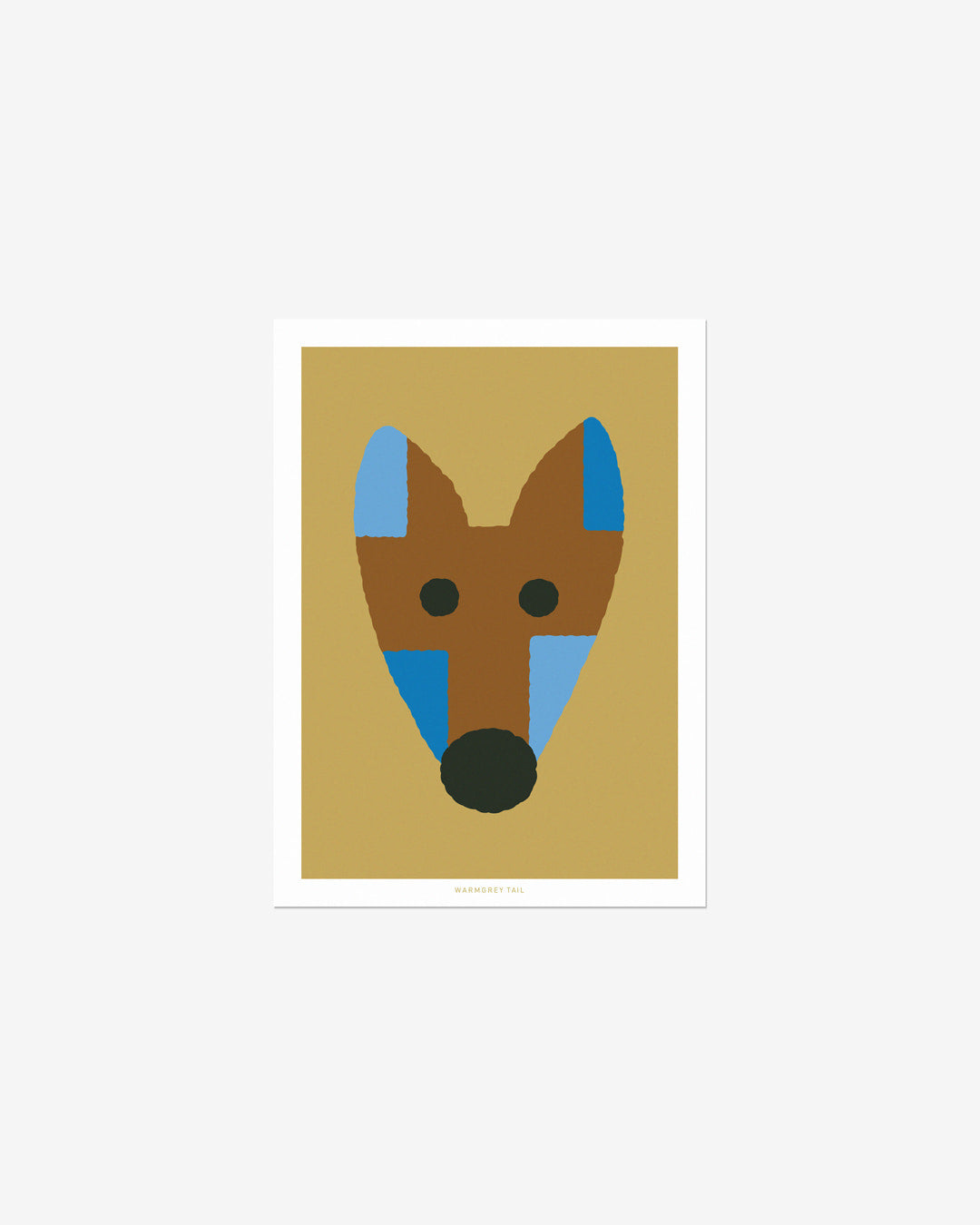 BROWN FOX POSTCARD