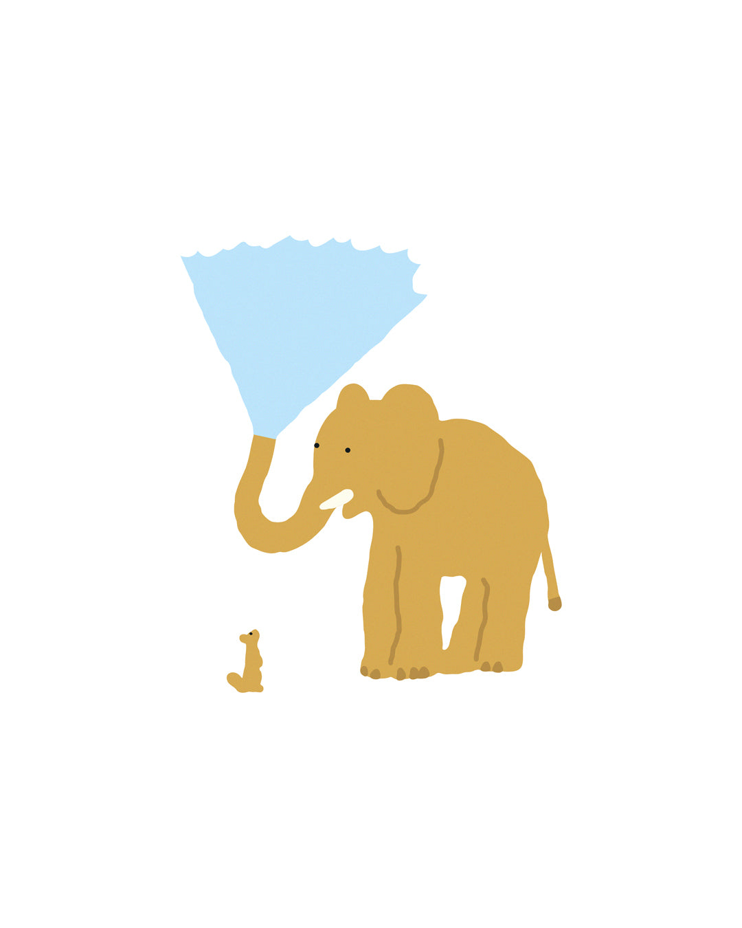 ELEPHANT SHOWER STICKER