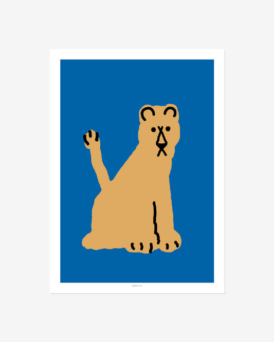 LIONESS BROWN POSTER