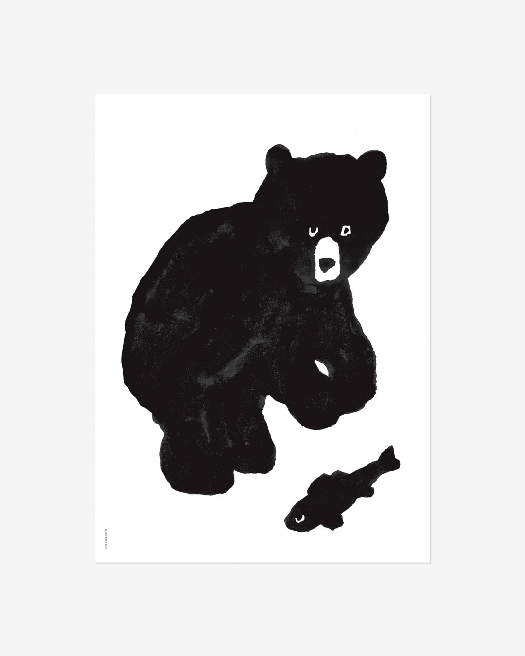 BLACK BEAR POSTER – warmgreytail