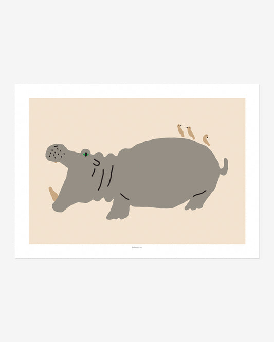 BIG HIPPO POSTER