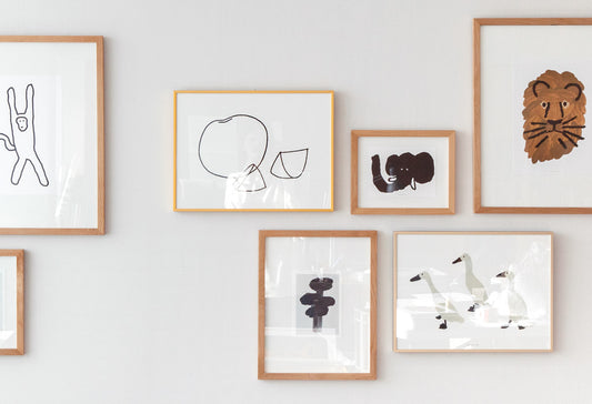 FRUITS LINE DRAWING POSTER