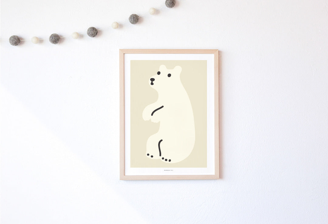 HUGGY BEAR CREAM POSTER