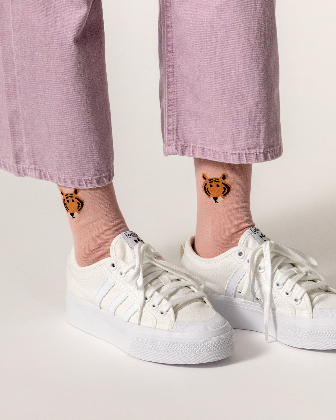 MEET TIGER SOCKS - PINK