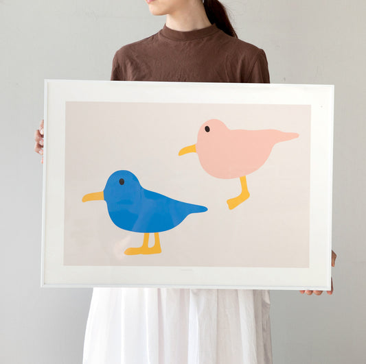 TAKE OFF - BEIGE POSTER