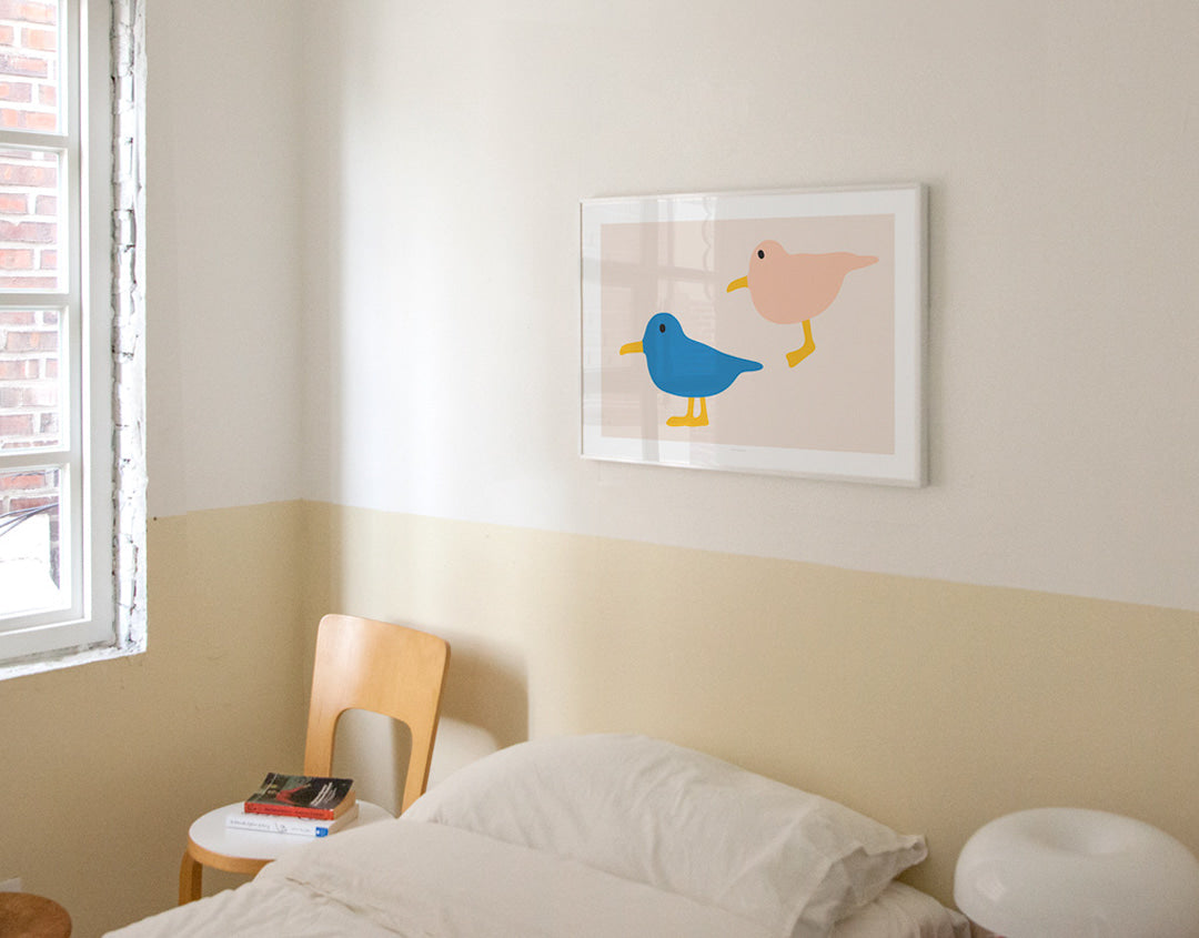 TAKE OFF - BEIGE POSTER