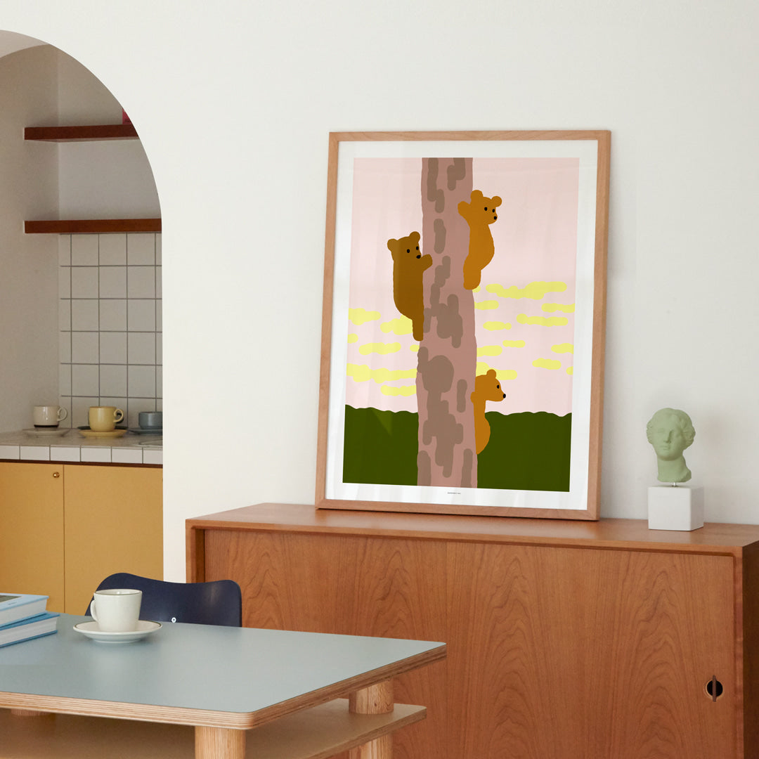 TREE & BEARS POSTER