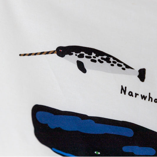 WHALES SMALL FABRIC