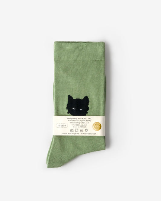 WOLF SOCKS - OLIVE