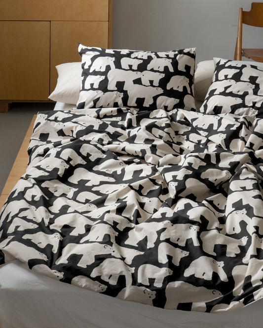 POLAR BEARS BLACK MODAL SUMMER COMFORTER