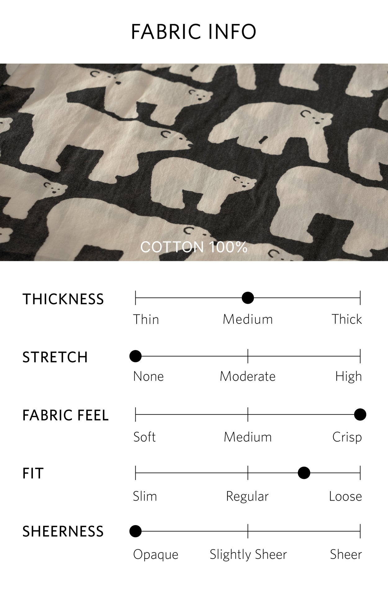 [PRE-ORDER UNTIL OCT 29] POLAR BEARS PAJAMA SET - BLACK