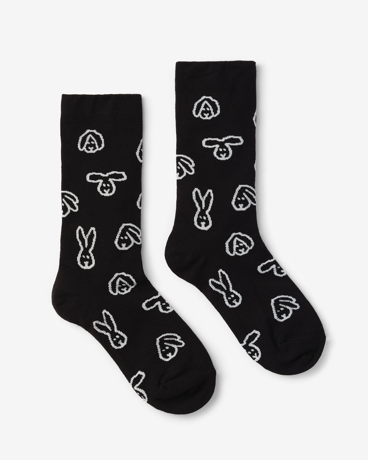 BUNNY BUNNY SOCKS - BLACK