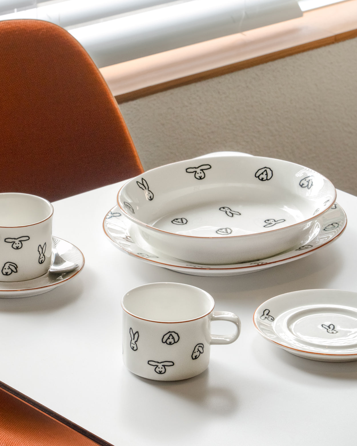 BUNNY BUNNY MUG(250ml) + OVAL BOWL SET