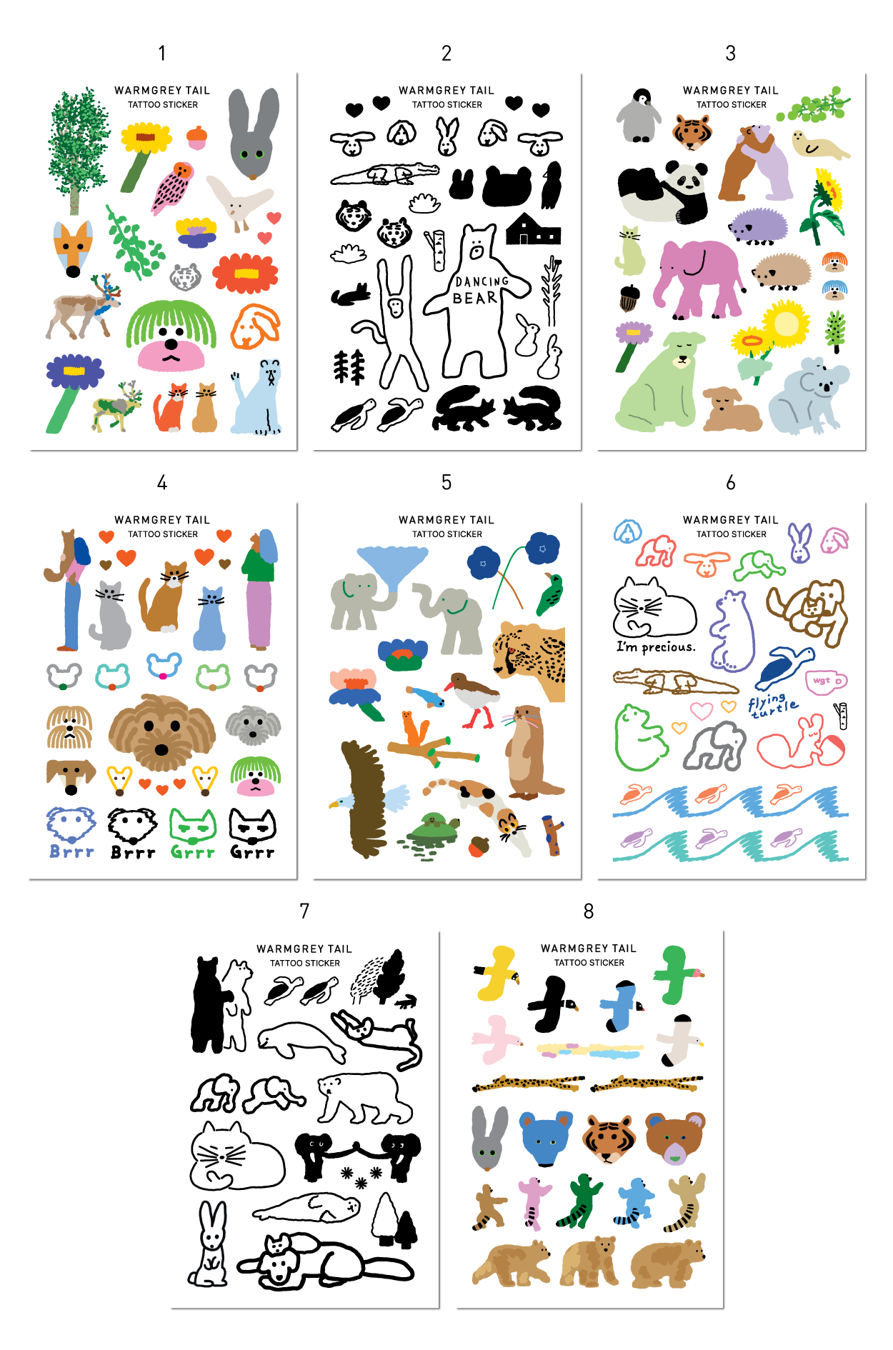 [WGT Only] 2026 WILD LIFE TATTOO STICKER