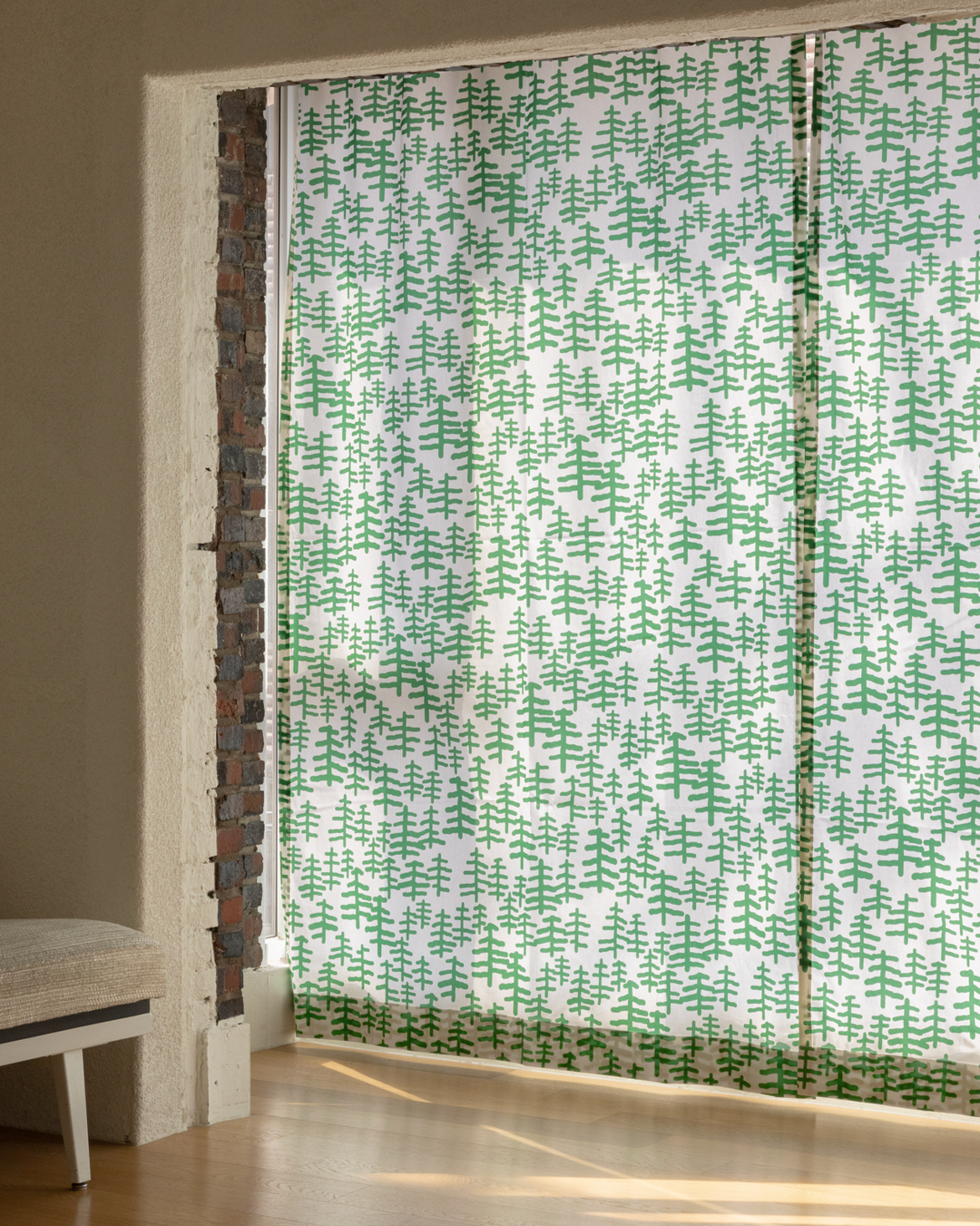 TREE & TREE CURTAIN - GREEN – warmgreytail