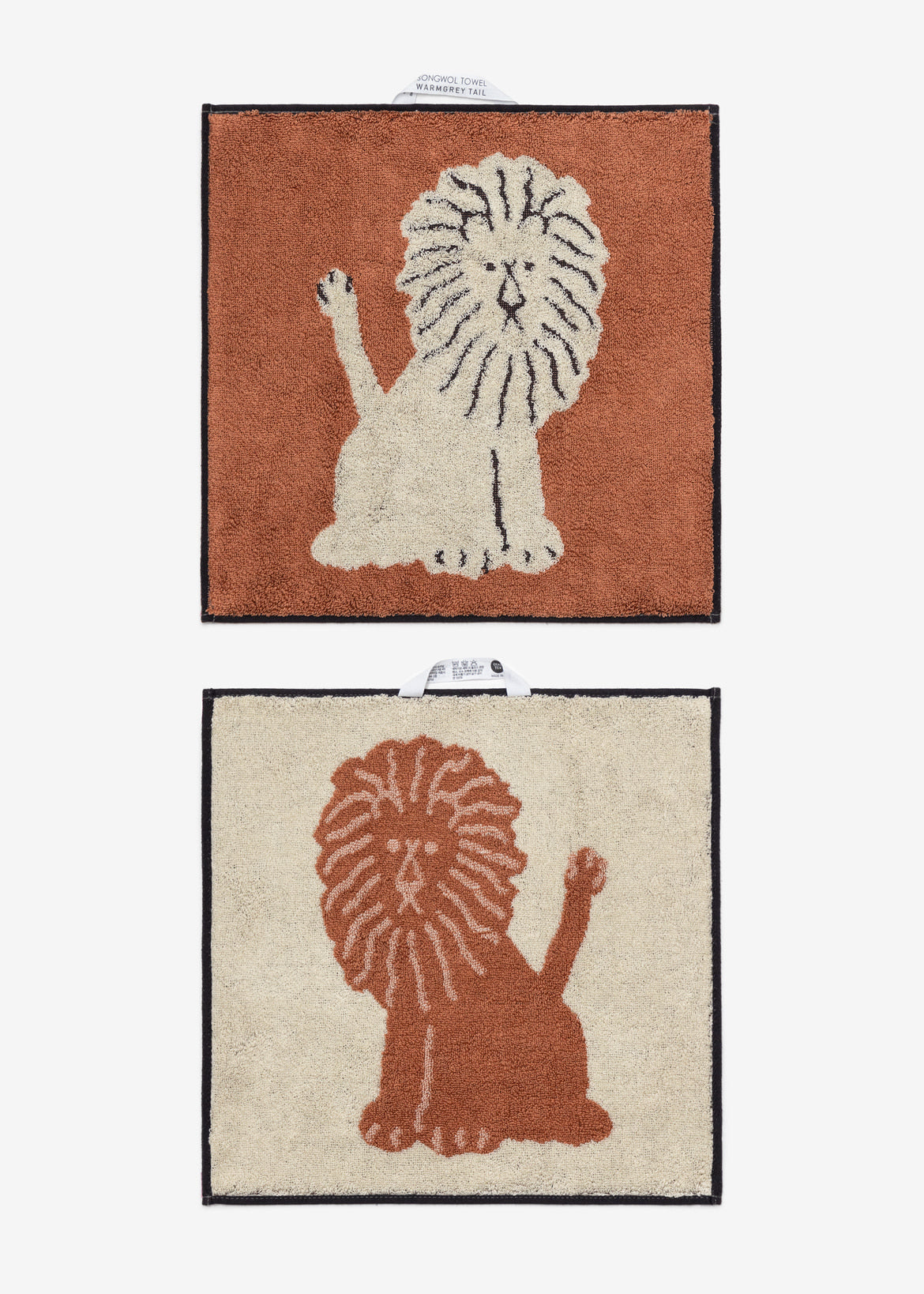 ANIMAL HAND TOWEL 4P SET - 2