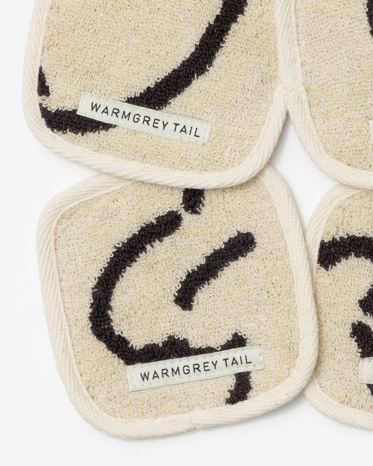 [WGT Only] HUGGY BEAR TOWEL COASTER - CREAM