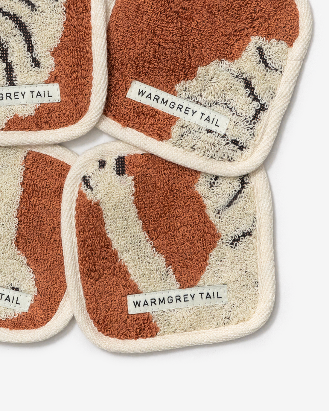 [WGT Only] LION TOWEL COASTER - CREAM