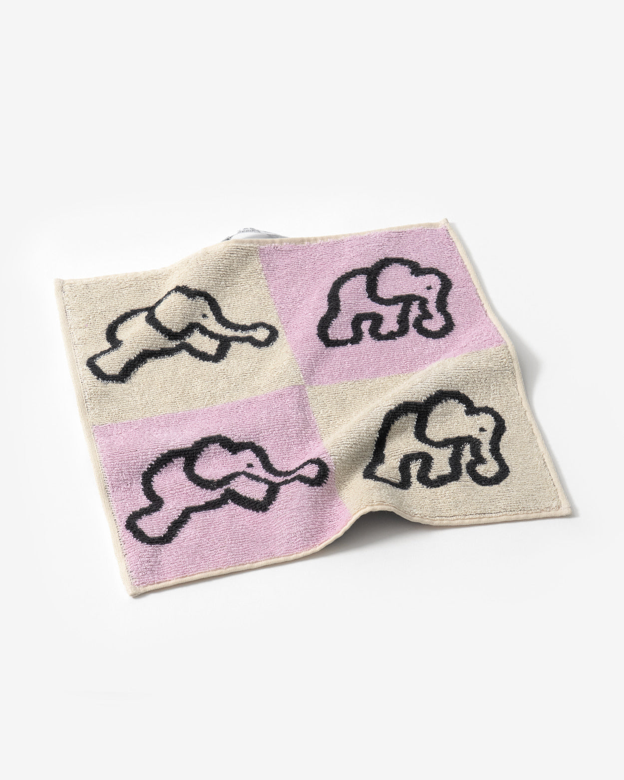 JUMPING ELEPHANT HAND TOWEL