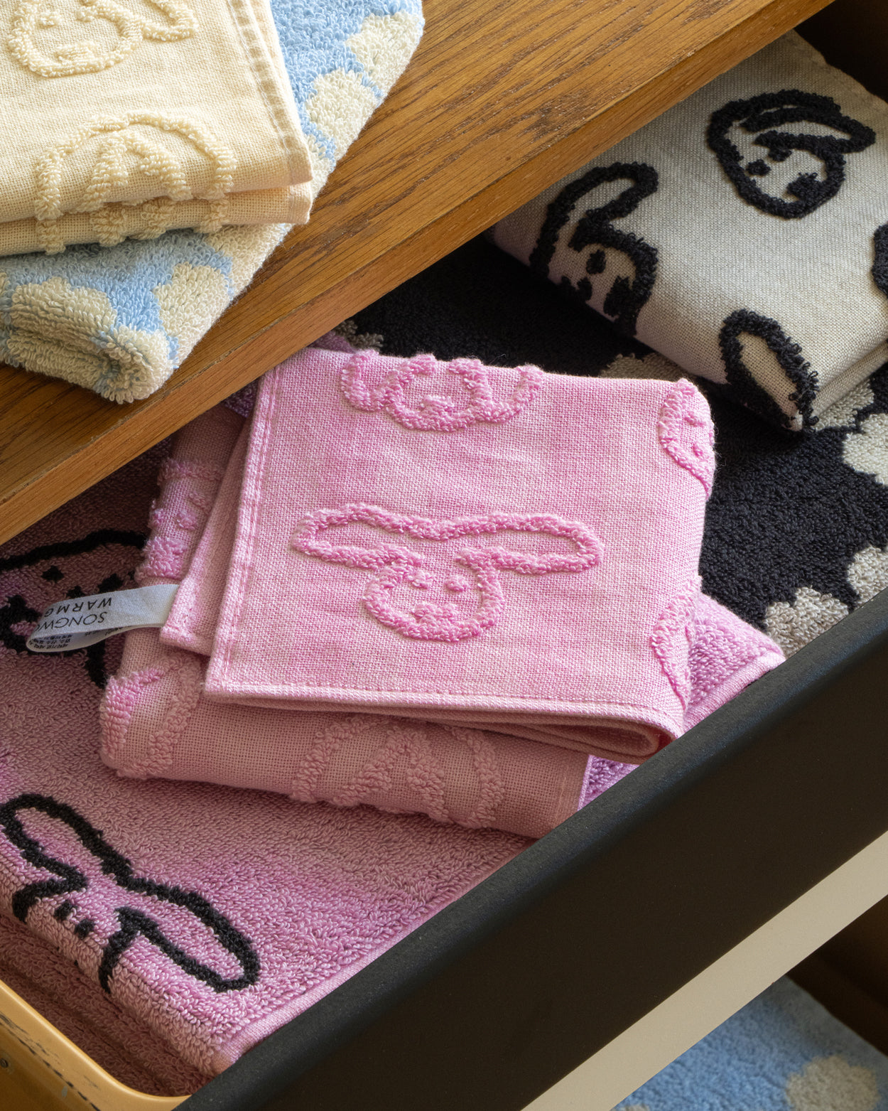BUNNY BUNNY HAND CLOTH - PINK