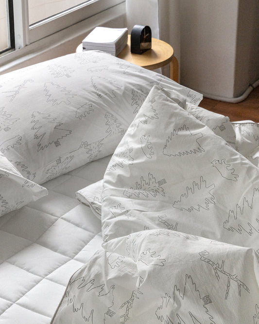 NORTH LAND WHITE SUMMER COMFORTER