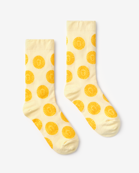 LION SOCKS - YELLOW