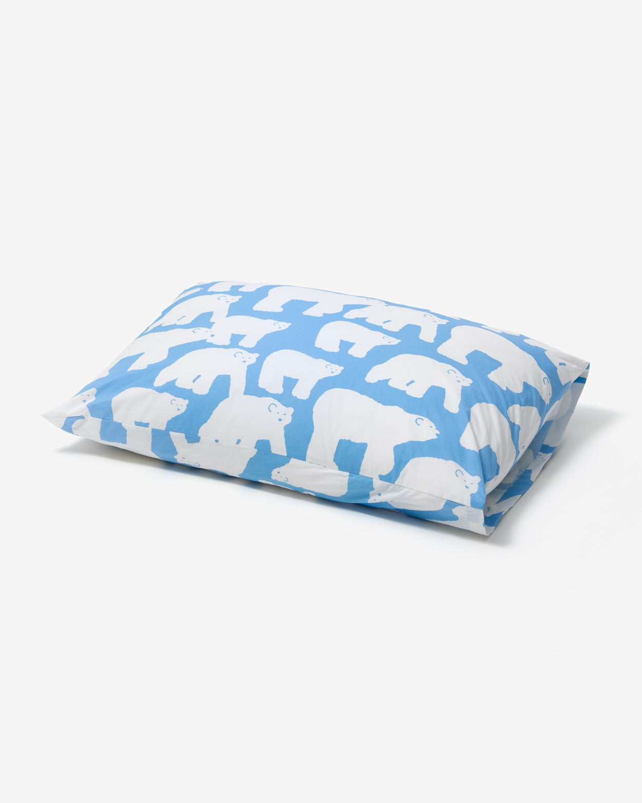 POLAR BEARS BLUE PILLOW CASE (2size)