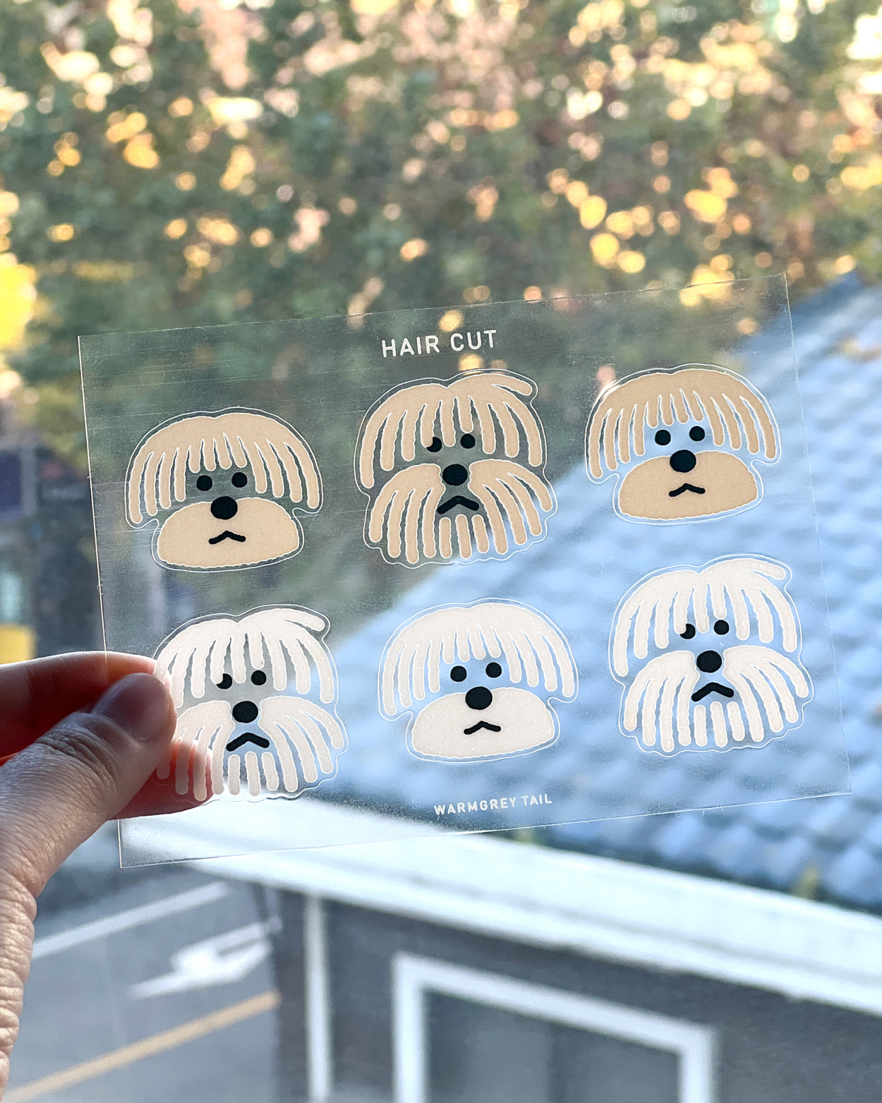 HAIR CUT STICKER