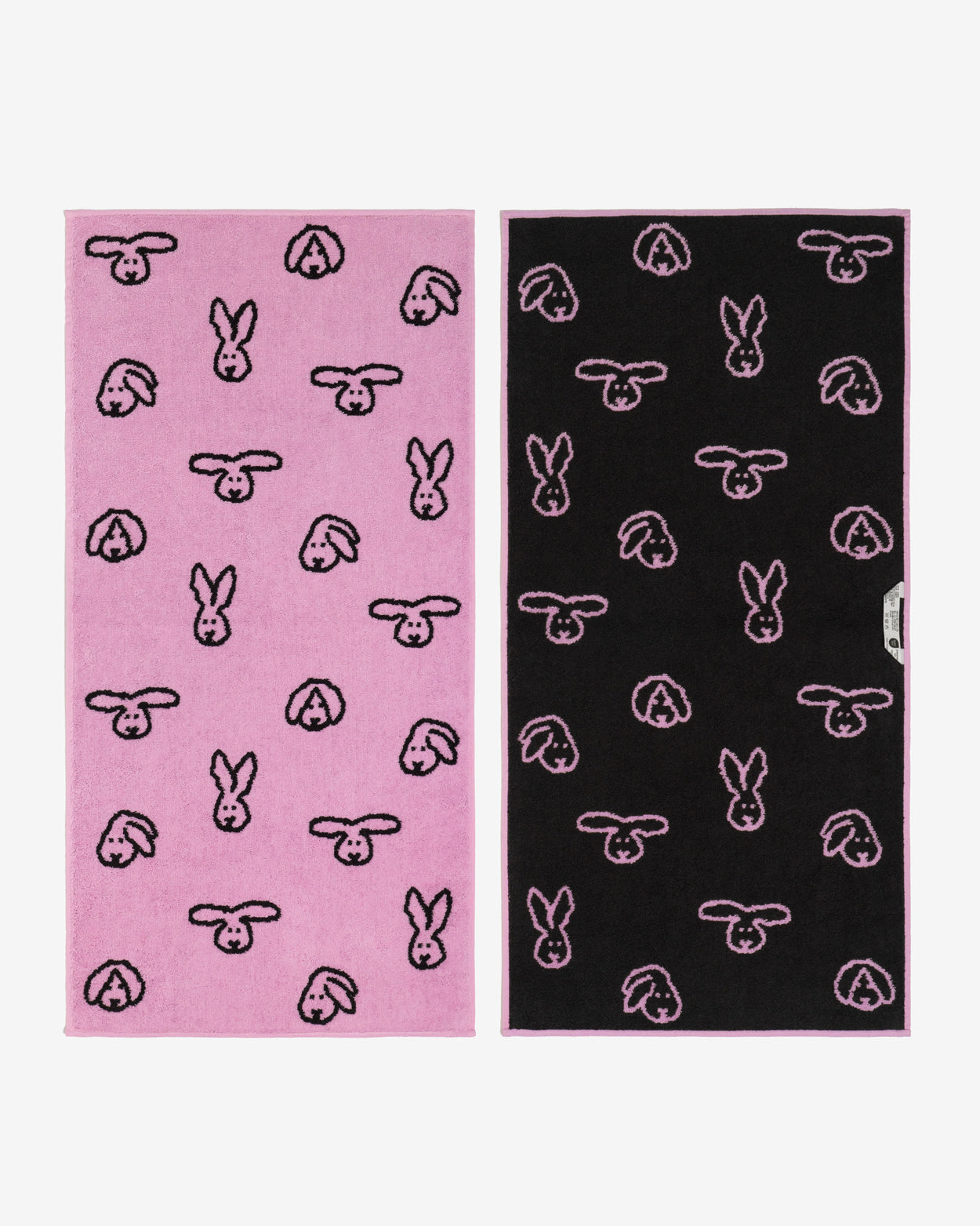 BUNNY BUNNY FACE TOWEL - PINK