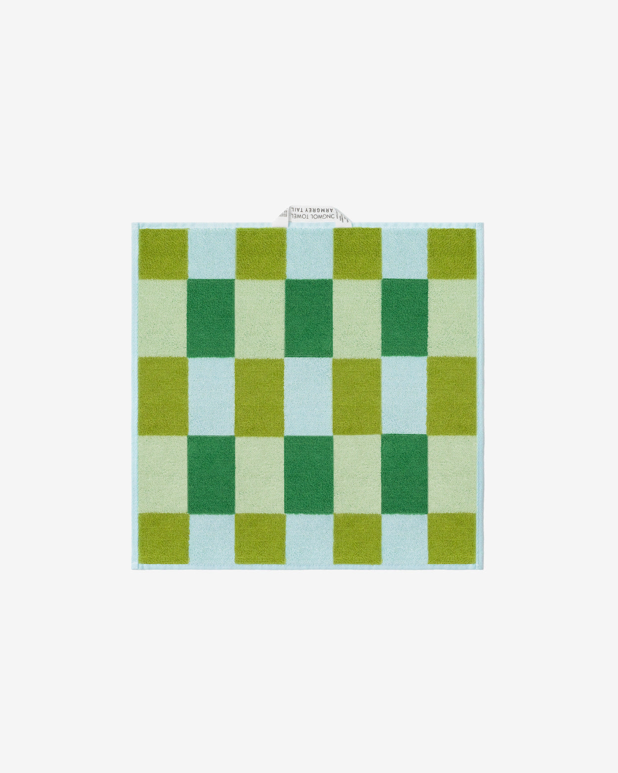 CHECK HAND TOWEL - GREEN GREEN
