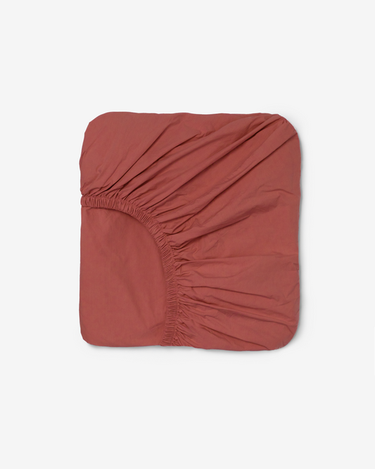 DUSTY ROSE FITTED SHEET