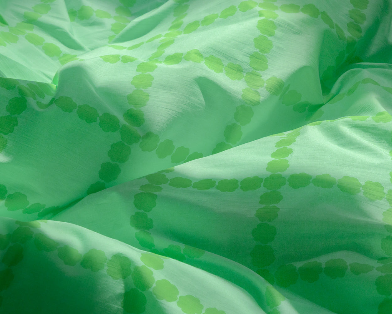 BLOSSOM CHECK MELON SODA COMFORTER