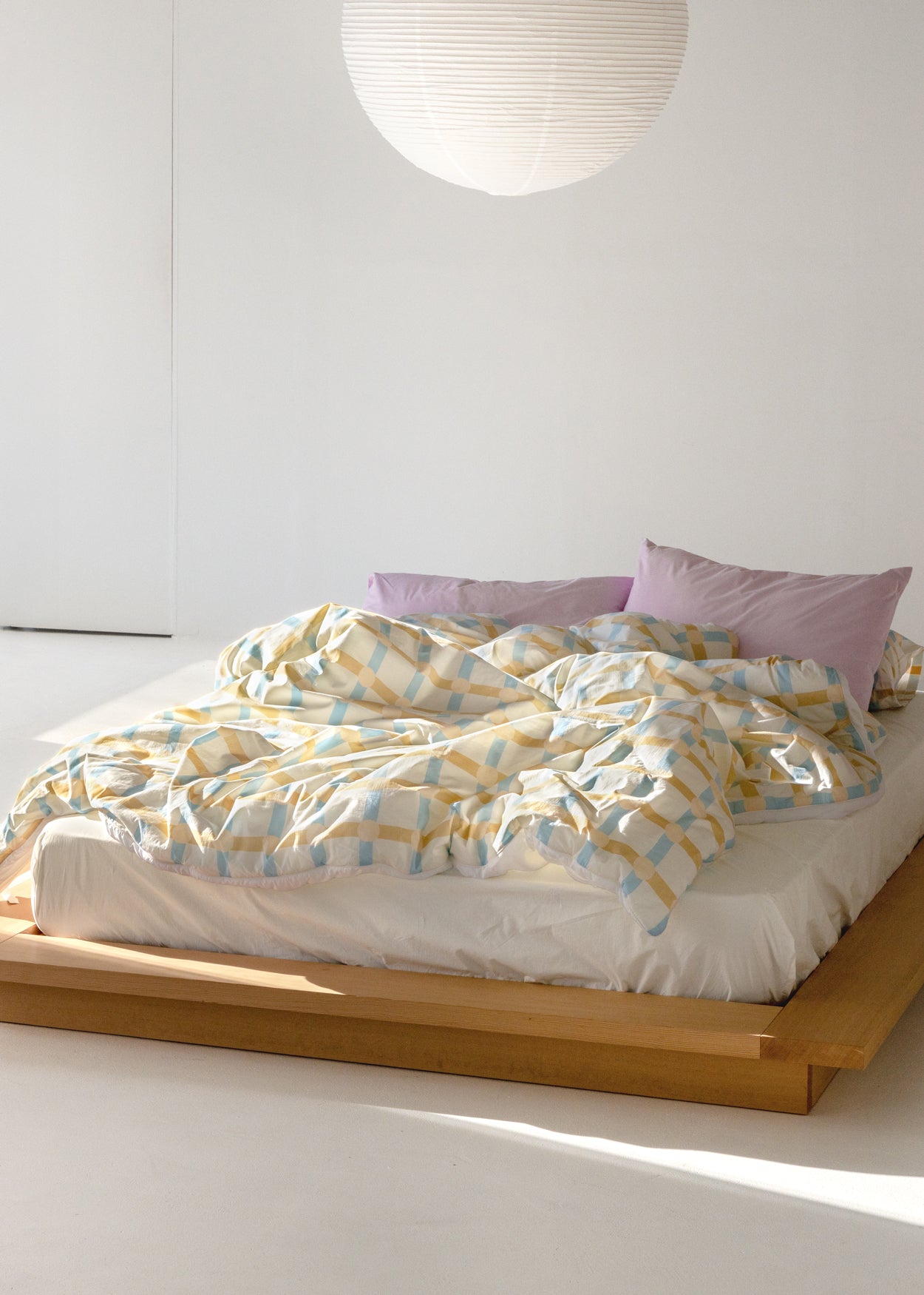 DOT CHECK BLUE STRIPE COMFORTER