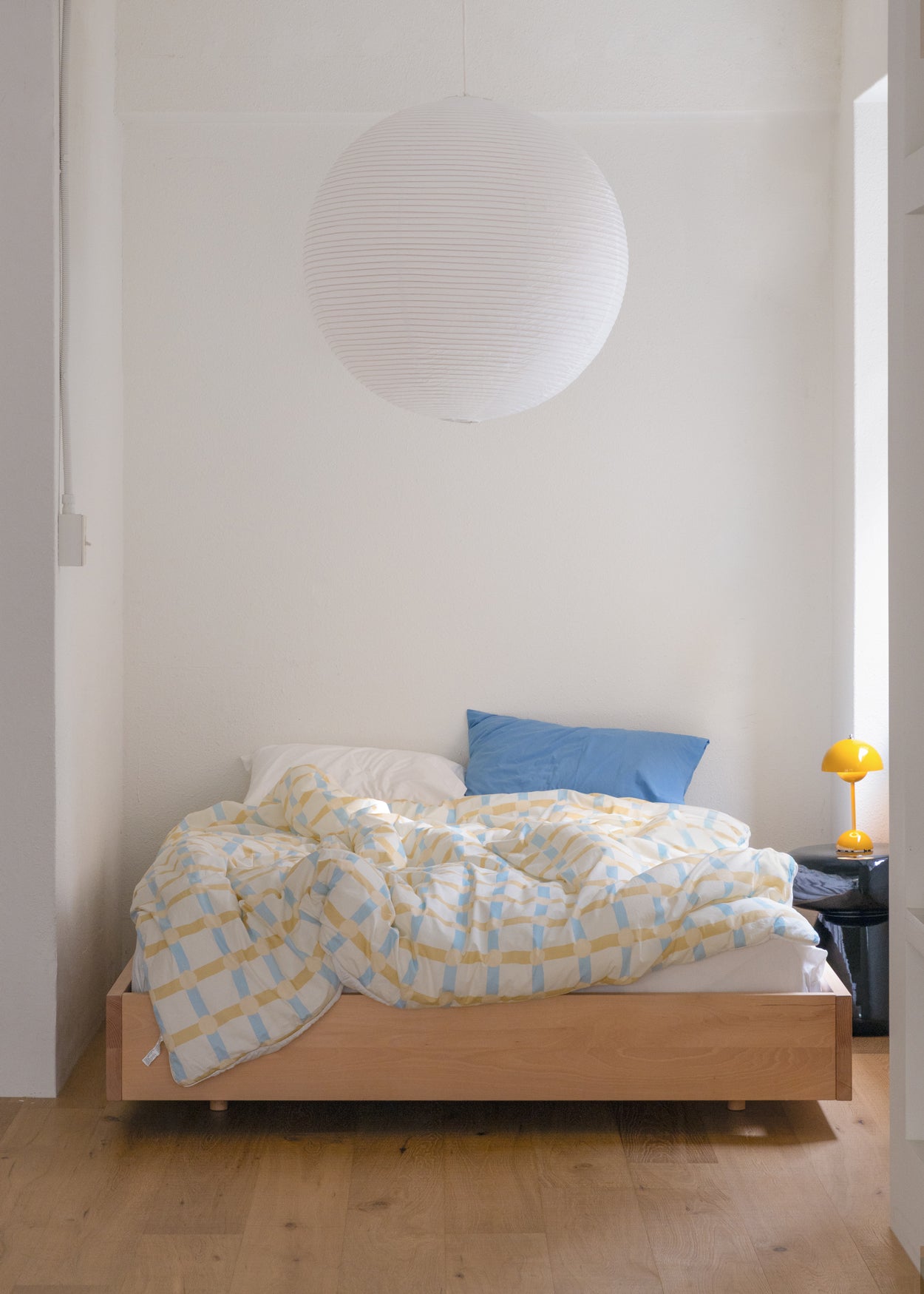 DOT CHECK BLUE STRIPE COMFORTER