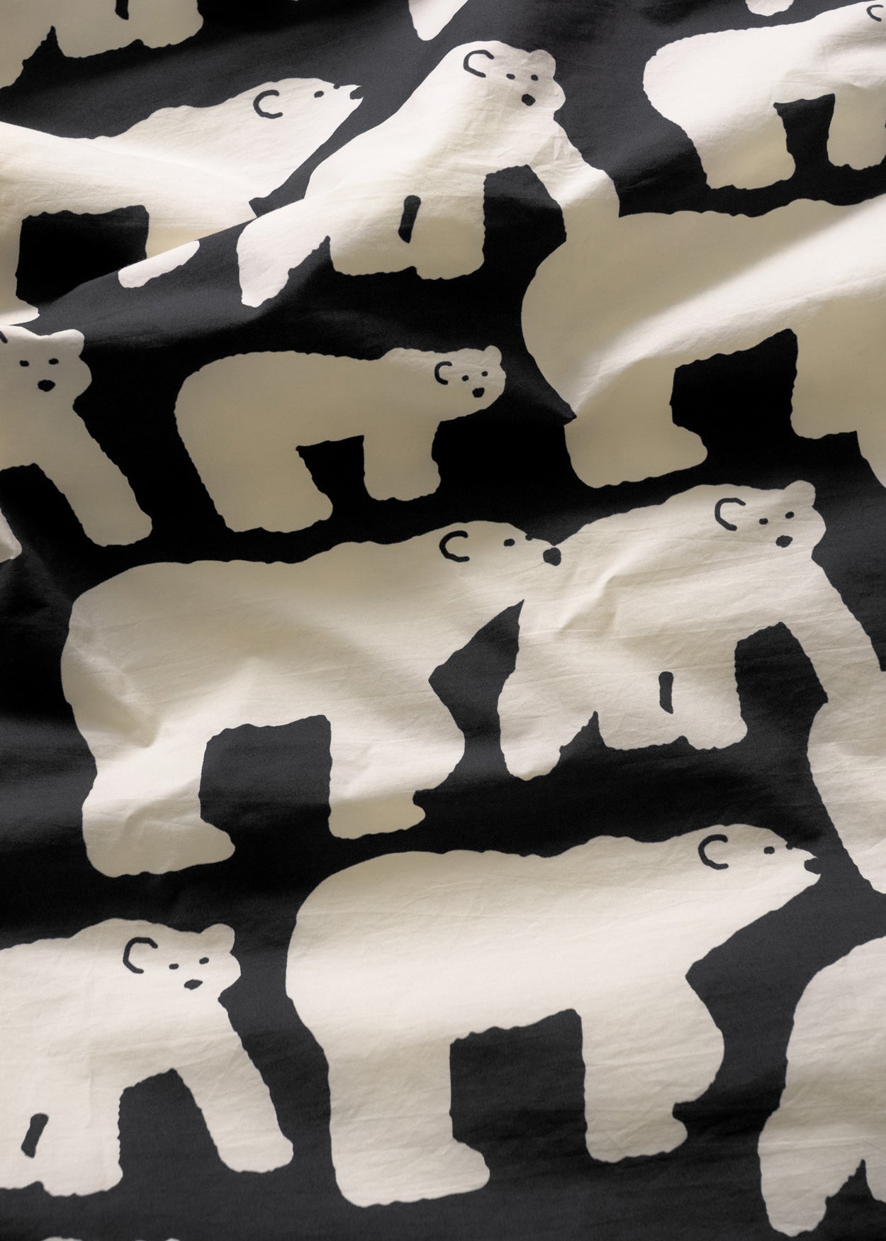 POLAR BEARS BLACK MODAL SUMMER COMFORTER