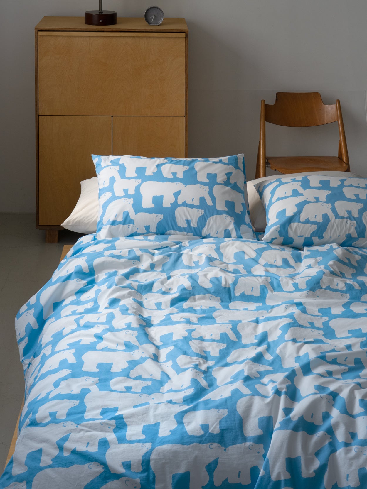 POLAR BEARS BLUE MODAL SUMMER COMFORTER