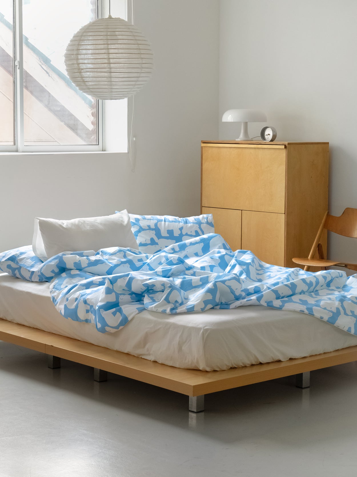 POLAR BEARS BLUE MODAL SUMMER COMFORTER